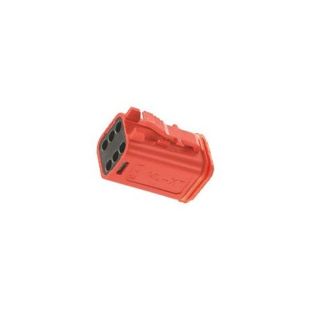 Molex Automotive Connectors Ml-Xt 6Ckt Plug Red W/Large Seal 934454209